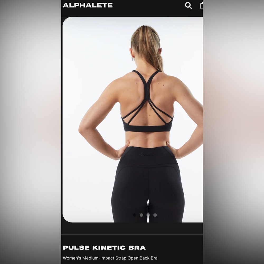 NWT Alphalete pulse kinetic bra